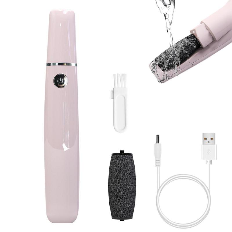 Broyeur de pieds électrique Rechargeable USB, grattoir pour les pieds, soins des pieds, broyeur avec indicateur LED, cadeau pour proches AI0001