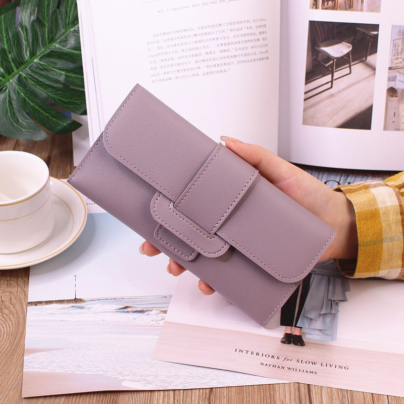 Porte-monnaie pliable en cuir PU pour femme, porte-cartes d'identité vertical, portefeuille court, haute qualité, mode européenne et américaine, nouveau sac à main pour femme AI0001 – Image 3
