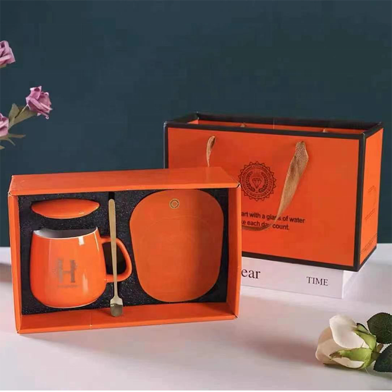 Chauffe-tasse électrique avec chargeur sans fil, tasse chauffante, contrôle de la température, 55 tasses, cadeau, nouveau style AI0001 – Image 3