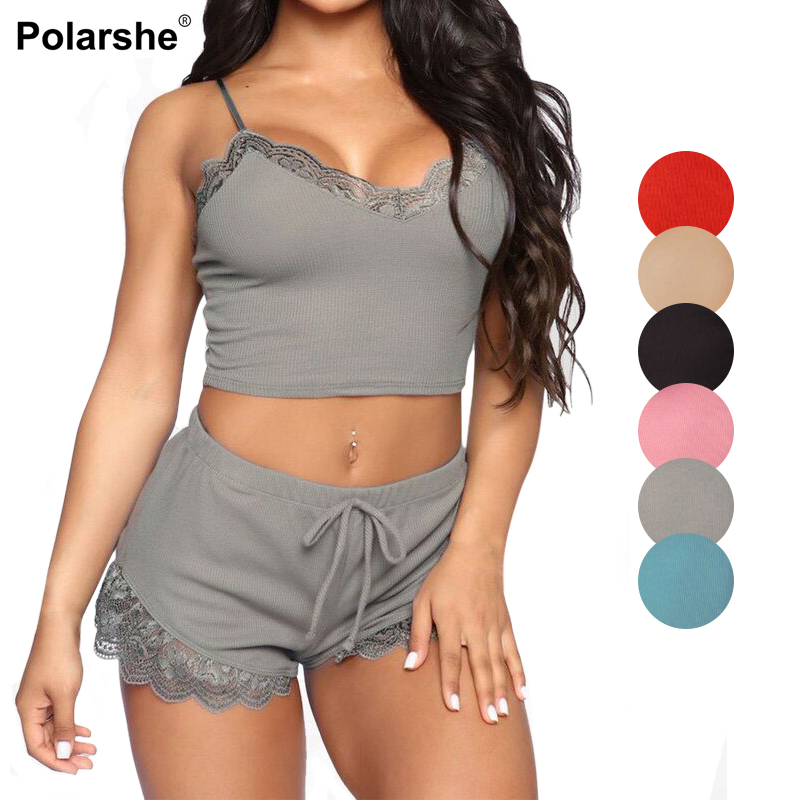 Ensemble de pyjama sexy en dentelle pour femme, chemise de nuit confortable, chemise de nuit en satin, chemise de nuit en fibre douce, pyjama à col en V, vêtements de nuit pour femme AI0001