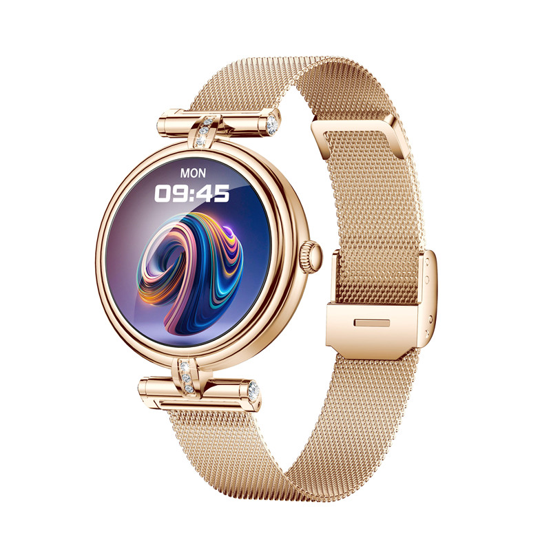 Montre intelligente avec cadran personnalisé pour femme, montre-bracelet en acier, tracker de fitness et de sport, AK62, appel Bluetooth AI0001 – Image 7