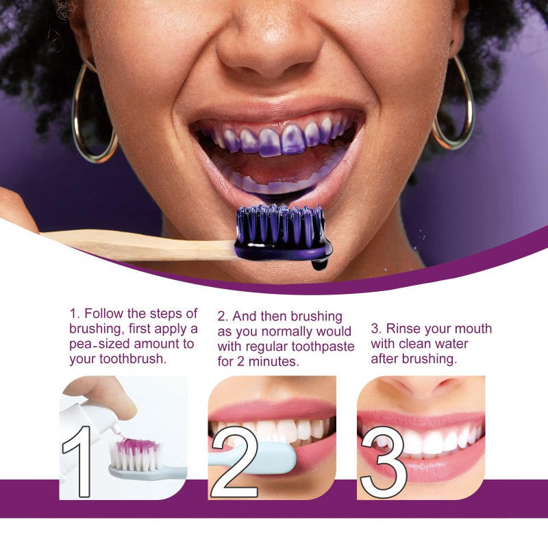 Dentifrice en Mousse V34, 45ml, pour Blanchiment des Dents, Jaune, Remodelé, SAF, Hygiène Buccale, 2024 AI0001 – Image 5