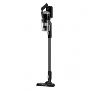Aspirateur vertical sans fil Sharp 150 watts avec technologie cyclonique/2 niveaux d'intensité/portatif/filtration HEPA/brosse turbo EC-CS150DC-BZ, noir