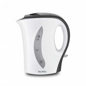 BOUILLOIRE ÉLECTRIQUE 1,7L DECAKILA EN PLASTIQUE KEKT027W HG00343