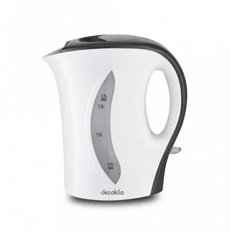 BOUILLOIRE ÉLECTRIQUE 1,7L DECAKILA EN PLASTIQUE KEKT027W HG00343