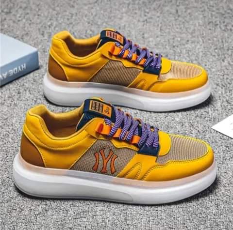 Chaussure de luxe New York pour homme, couleur jaune SB700
