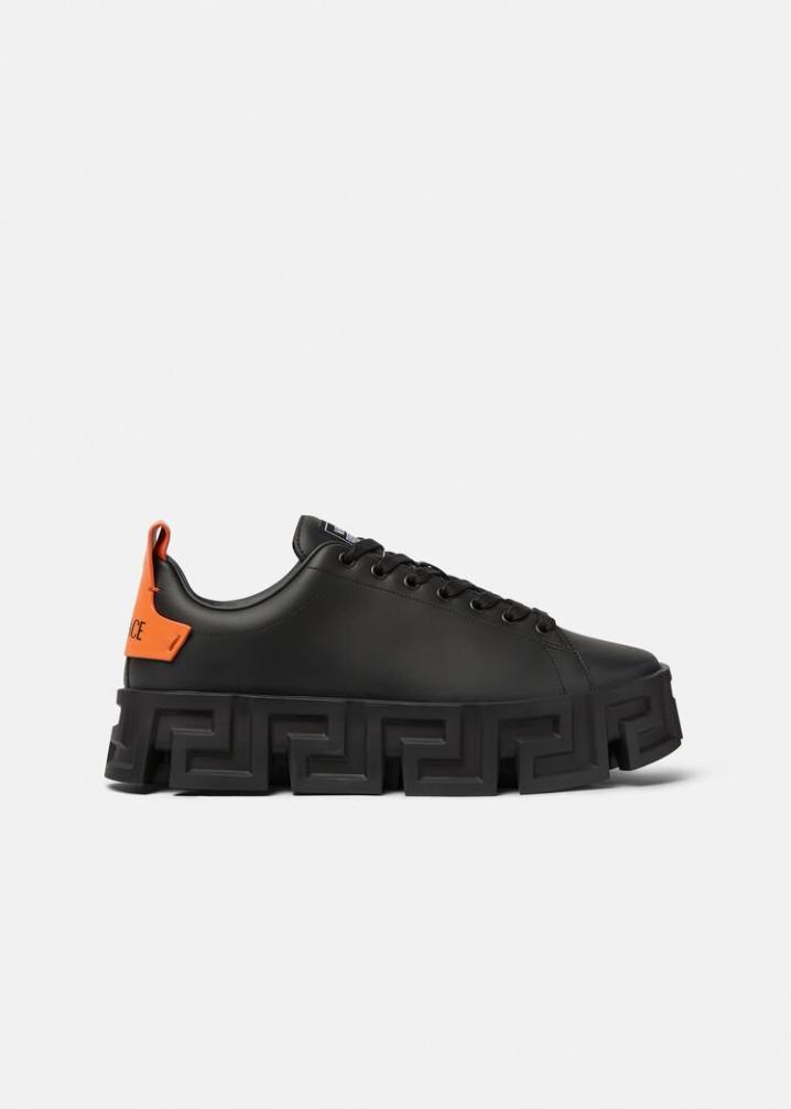 Chaussure de luxe Versace pour homme, couleur noire SB700