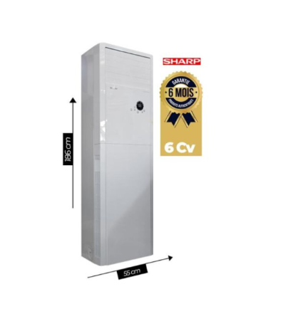 Climatiseur Armoire - Sharp - GS-A48TCM - 48000BTU - 6CV - Garantie 6 mois EZ00500