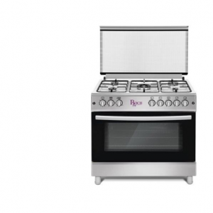 CUISINIERE ELECTRIQUE ROCH 5 FEUX 90X60 INOX F6S04E L EZ00500