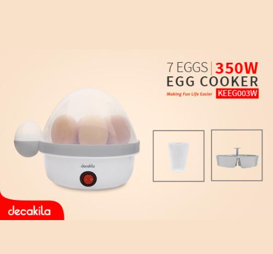 DECAKILA - Cuiseur à œufs KEEG003W HG00343