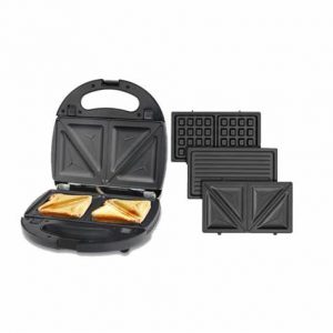 Grille-Sandwich Decakila KEEC048M, 3 En 1, 750W Work Led, Plaque Triangle, Grill, Gaufre HG00343