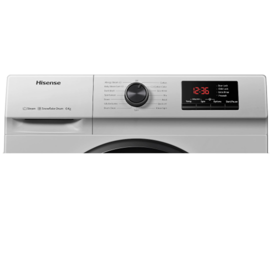 HISENSE - MACHINE A LAVER AUTOMATIQUE – 6 KG -WFVB6010MS HG00343 – Image 2