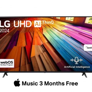 LG Téléviseur Smart UHD UT80 4K, 55 pouces, Télécommande Magique IA HDR10 webOS24 2024 MD00224
