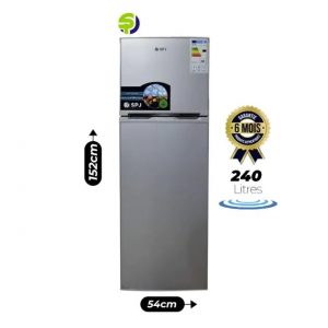 Réfrigérateur - Double battant - SPJ - RF-TWTU339C/RF-TSLU339C - Nofrost - 240L - Gris - SPJ00308