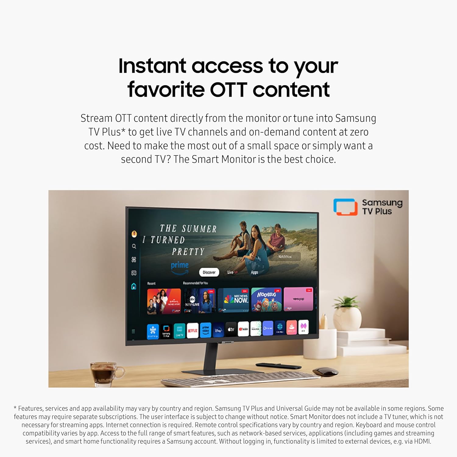 Samsung - Téléviseur UHD 32 Pouces, HDR 10+, Applications Smart TV, Amplificateur Vocal actif - EZ00500 – Image 2