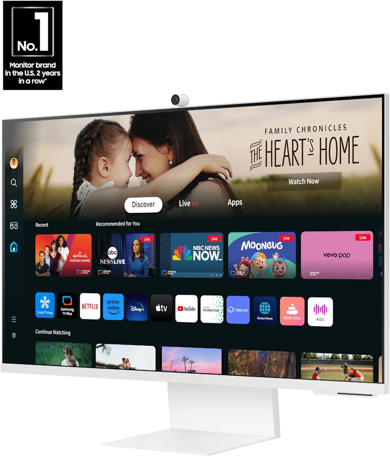Samsung - Téléviseur UHD 32 Pouces, HDR 10+, Applications Smart TV, Amplificateur Vocal actif - EZ00500