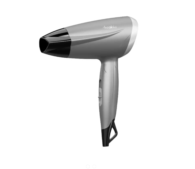 Sèche-cheveux Decakila 1400W pliable DC 2 vitesses KEHS025G HG00343