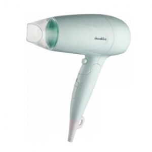 Sèche-Cheveux DECAKILA KEHS007W Poignée Pliable 1600W HG00343