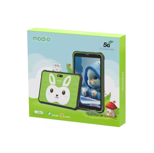 Tablette Educative Pour Enfant Modio M126, 5G, Android, 256 GO, 6GO, Sim, 4000 MAh, Haute Définition AD00338 – Image 2