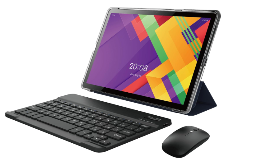 Tablette Educative Pour Enfants Oteeto TAB 11 Pro/10,1 pouces IPS LCD/8 Go de RAM + 512 Go de ROM/Réseau 5G/6000 mAh/Caméra avant 8MP + arrière 13MP/Octa Core 1,3 GHz/Android 13/Clavier, stylet tactile DE00024