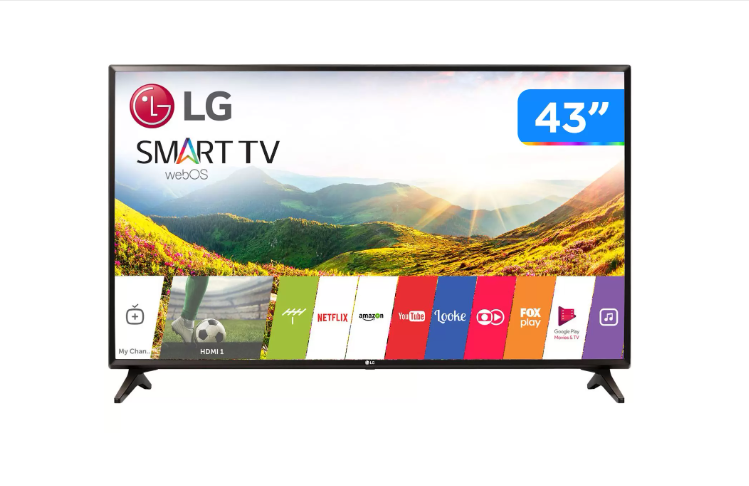 Televiseur Intelligente 43" Full HD LED LG 43LJ5550 IPS - Wi-Fi 2 HDMI 1 USB BD00502