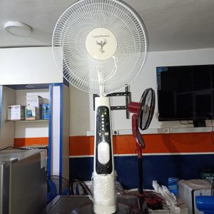 Ventilateur Rechargeable Turbo Phoenix 16" jusqu'a 8heures autonomie avec Lampe et USB Sodi00