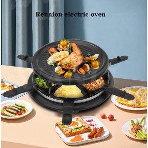Grill de cuisson électrique automatique sans fumée, appareil de cuisson multifonctionnel coréen à Double couche pour Barbecue AI0001