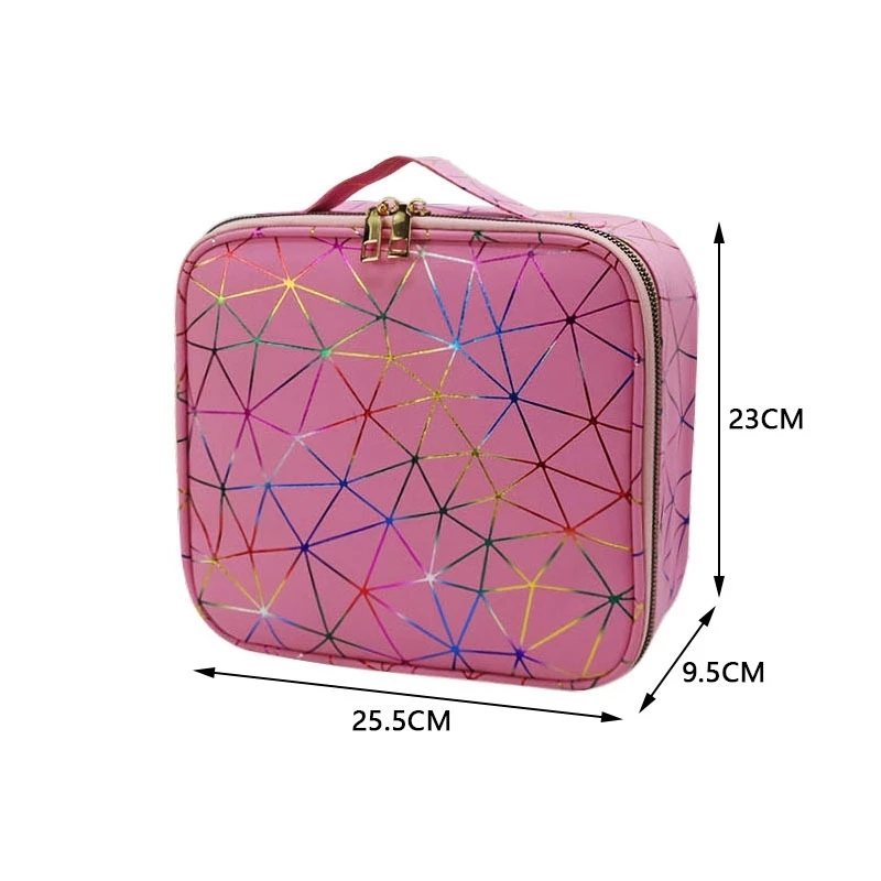 Trousse de maquillage professionnelle pour femme, valise à outils pour ongles, trousse de beauté, boîte de rangement Bolso Mujer, trousse cosmétique de voyage AI0001 – Image 5