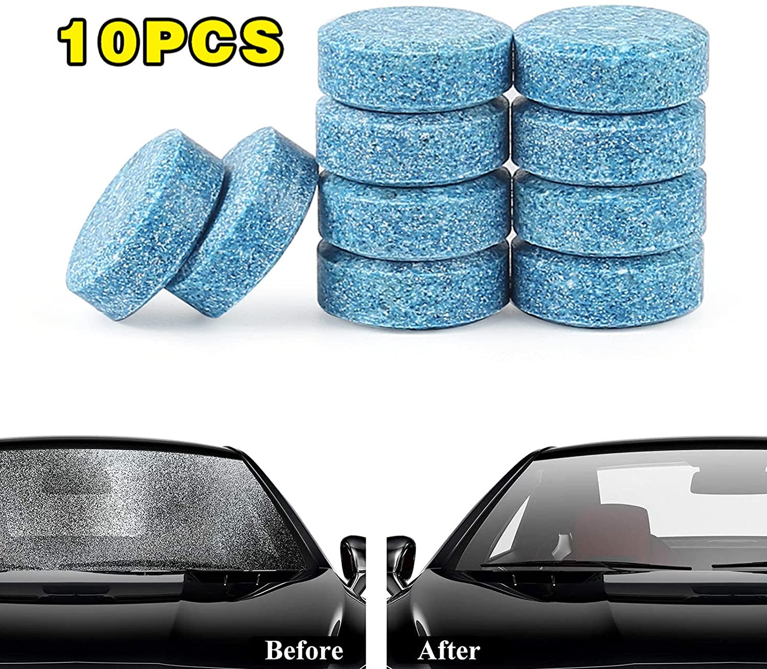 Feuille effervescente de nettoyage de voiture, essuie-glace, nettoyant pour vitres, ménage général, solide AI0001 – Image 6