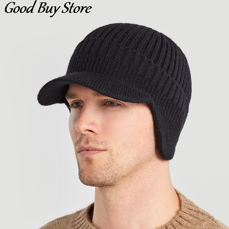 Chapeaux de bombardier élastiques pour hommes et femmes, bonnet souple, bonnet chaud, tricot doux, oreillette russe, plein air, ski, décontracté, printemps, hiver AI0001 – Image 5