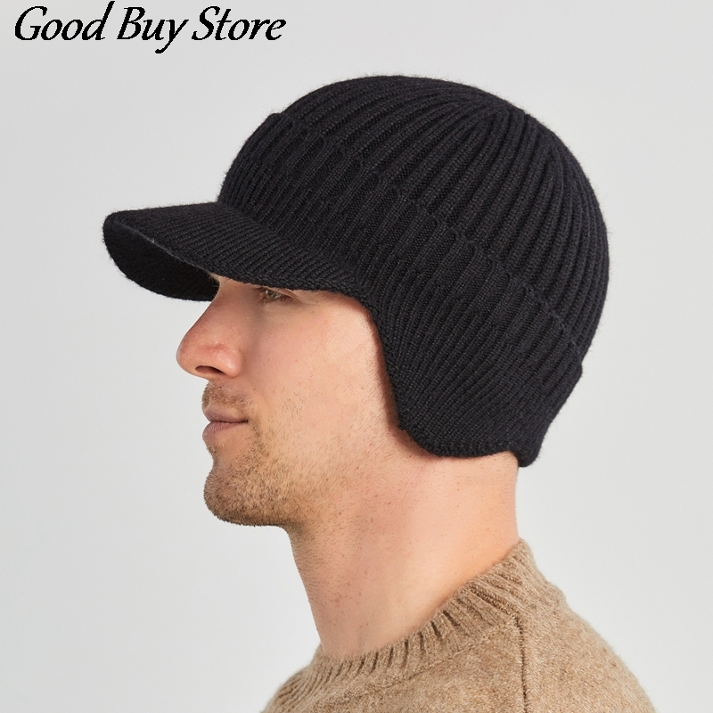 Chapeaux de bombardier élastiques pour hommes et femmes, bonnet souple, bonnet chaud, tricot doux, oreillette russe, plein air, ski, décontracté, printemps, hiver AI0001