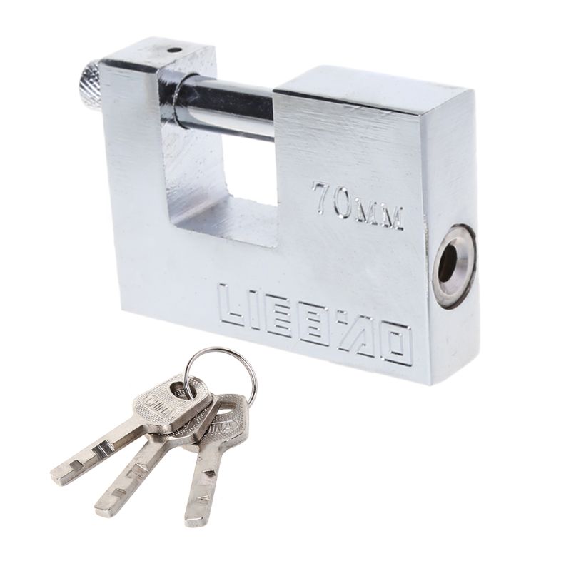Cadenas antivol en acier, verrou de sécurité à ouverture horizontale Antique AI0001 – Image 6