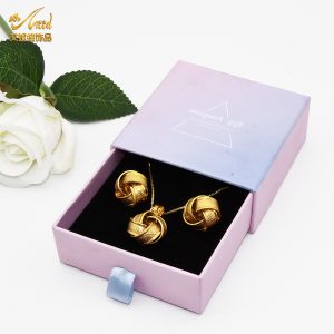 Coffret cadeau de bijoux côtelés plaqués, bague de rangement, évaluation, emballage, collier, boucles d'oreilles, bracelet, ensemble de bijoutiers, présentoir AI0001