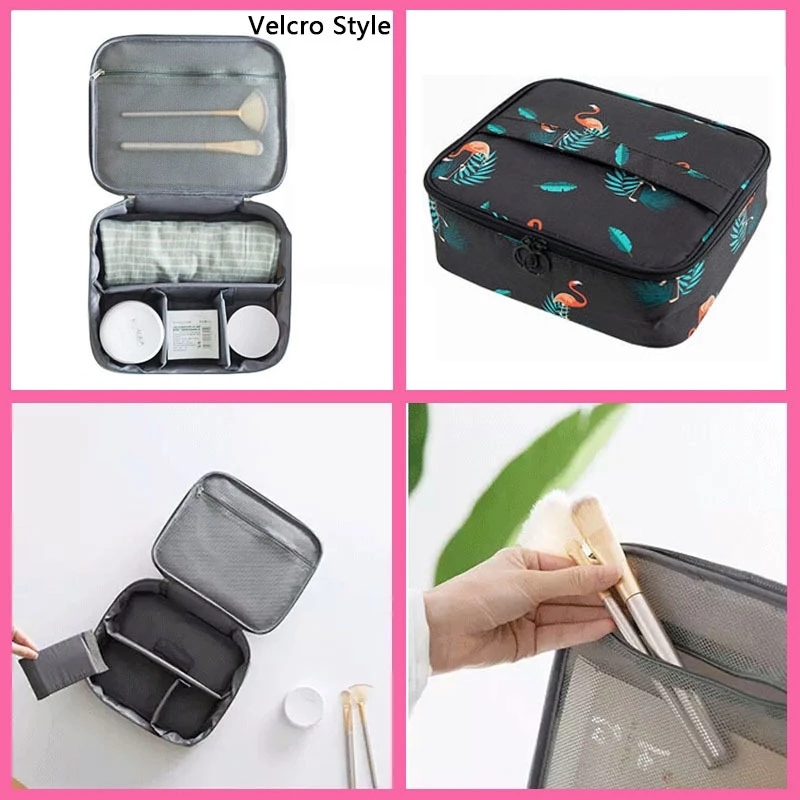 Trousse de maquillage professionnelle pour femme, valise à outils pour ongles, trousse de beauté, boîte de rangement Bolso Mujer, trousse cosmétique de voyage AI0001 – Image 2