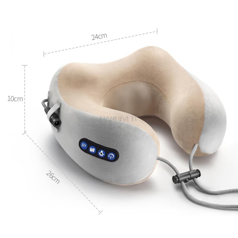 Masseur électrique pour le cou, forme de U, oreiller multifonction portable, pour masser et détendre les épaules et les cervicales, à l'extérieur, chez soi ou en voiture AI0001 – Image 3