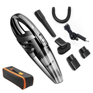 Aspirateur sans fil pour voitures, Aspirateur sans fil, Déterminer les aspirateurs, Puissance d'aspiration, Noir AI0001