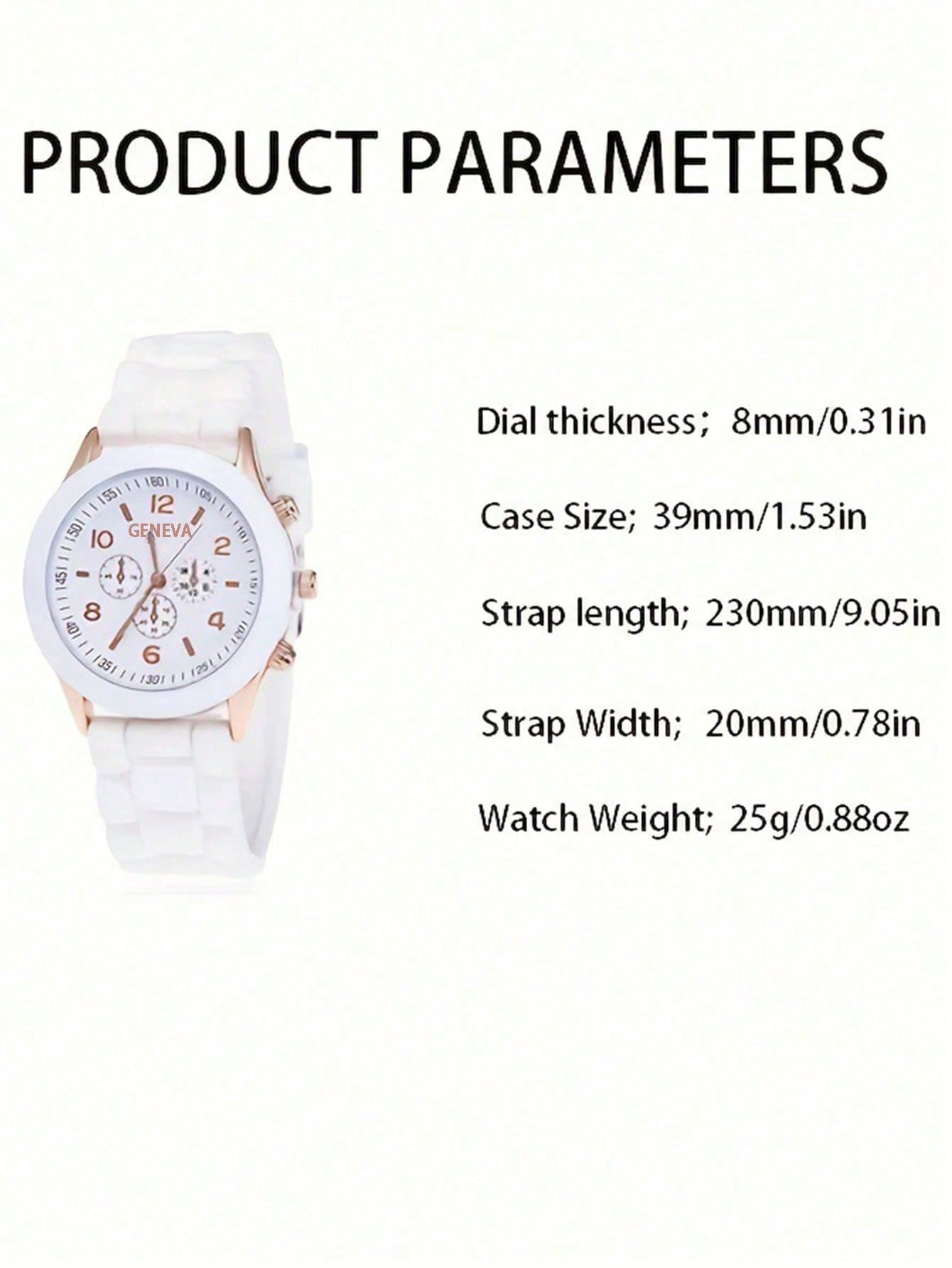 Ensemble de montres de luxe pour femme, bague, collier, boucles d'oreilles, bracelet en cuir papillon, montre à quartz pour femme, sans étui, 6 pièces AI0001 – Image 6