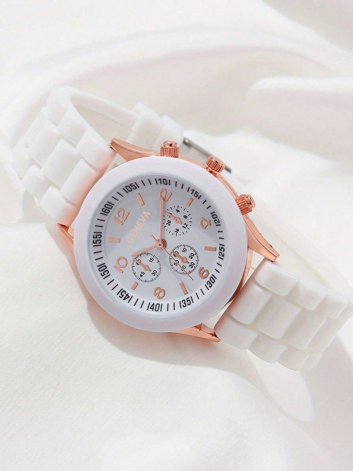 Ensemble de montres de luxe pour femme, bague, collier, boucles d'oreilles, bracelet en cuir papillon, montre à quartz pour femme, sans étui, 6 pièces AI0001 – Image 5