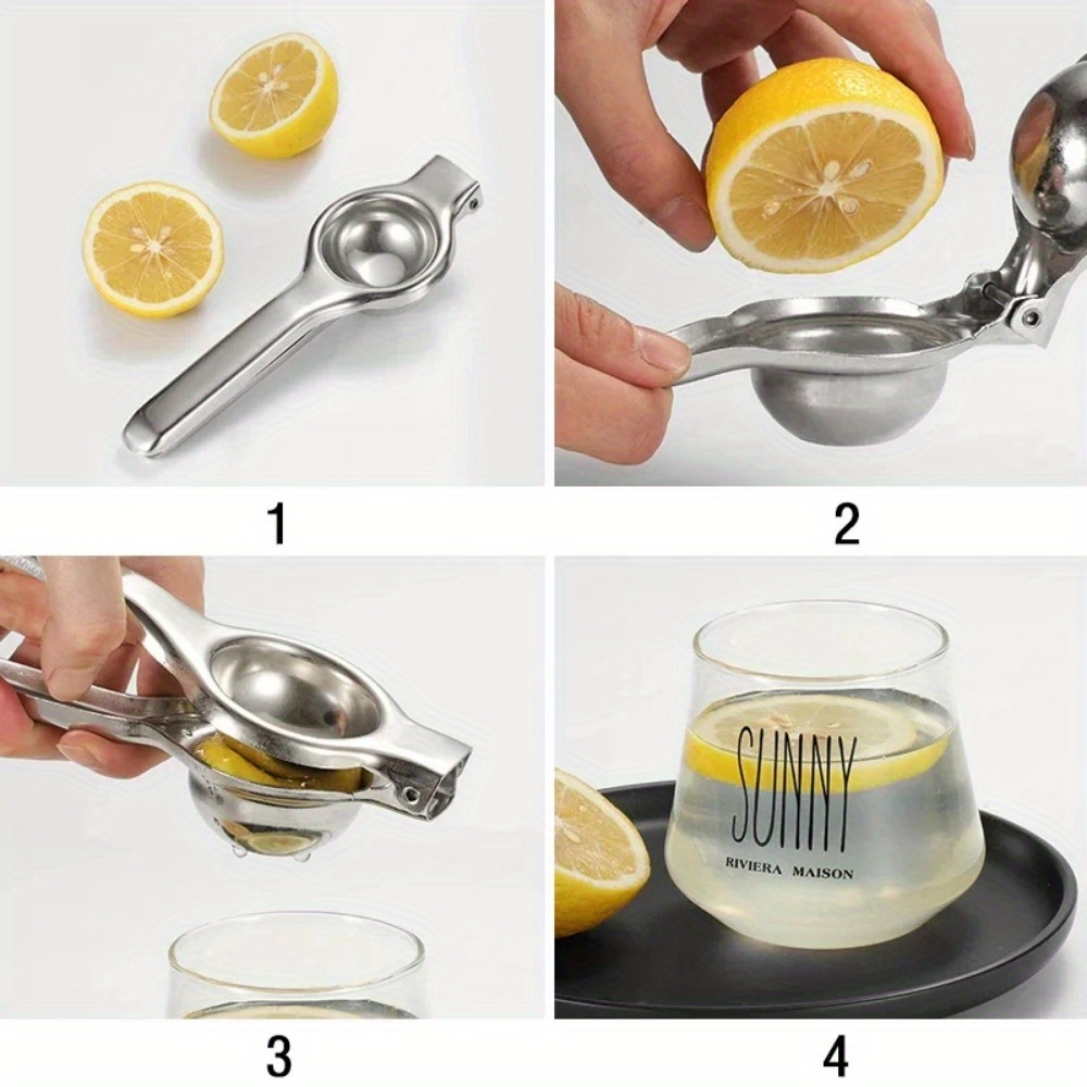Presse-agrumes manuel en acier inoxydable Ju479, 1 pièce, accessoire de cuisine pour presser les fruits et oranges AI0001 – Image 2
