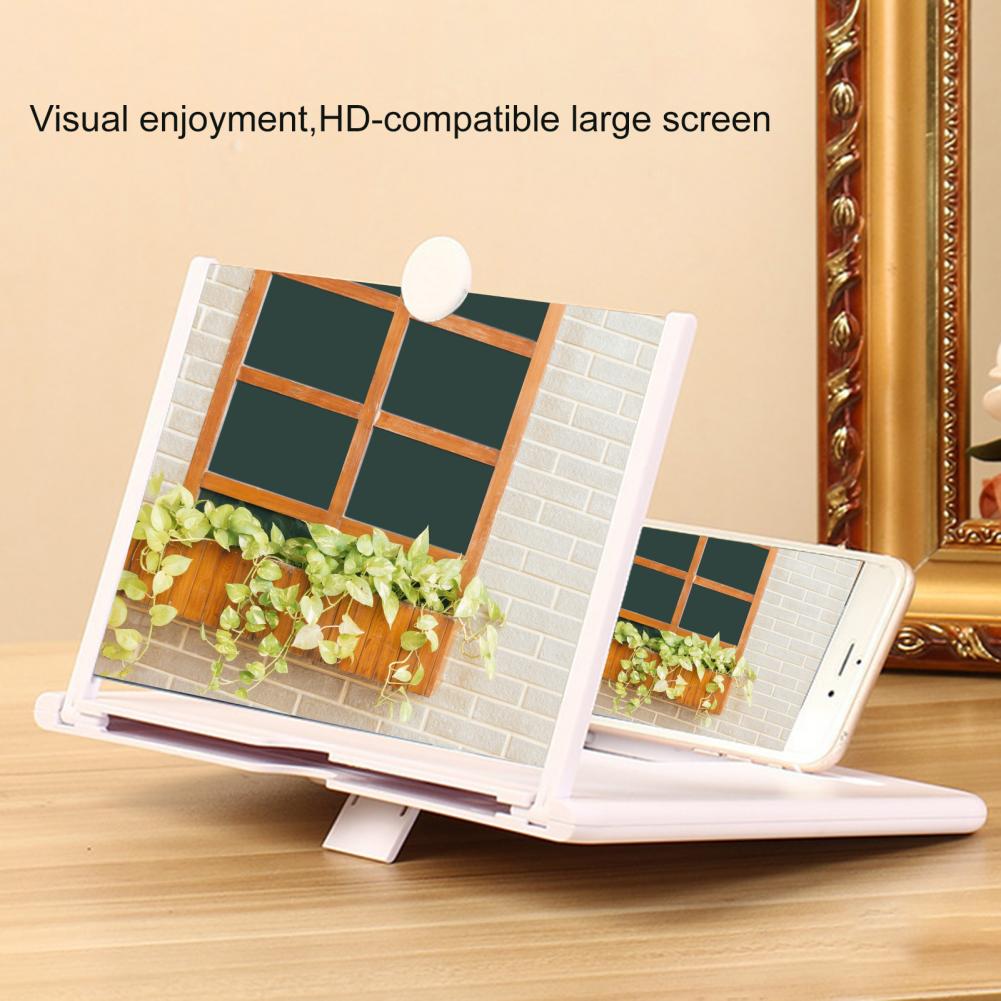 Amplificateur d'écran 3D pour téléphone portable, loupe vidéo d'écran, écran agrandi pour smartphone, support de téléphone, amplificateur vidéo TV, 10/12 pouces AI0001 – Image 5