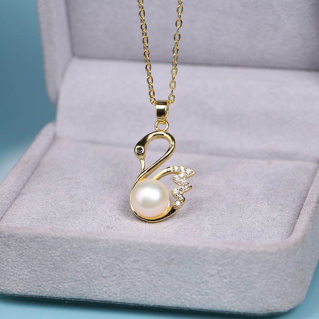Ensemble de bijoux de fête fzBanquet de perles d'eau douce pour femmes, accessoires de charme, cadeau d'anniversaire pour amoureux, mode de luxe, 4 pièces par ensemble AI0001 – Image 3