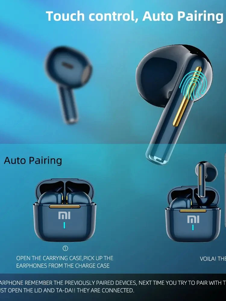 Xiaomi-Casque sans fil Bluetooth H6 avec contrôle tactile, casque antibruit, écouteur, microphone, appel, HiFi AI0001 – Image 5