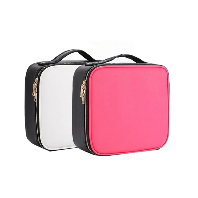 Valise de rangement pour pinceaux et rouge à lèvres pour femme, trousse de maquillage professionnelle, trousse à outils pour ongles, sac à cosmétiques pour femme, trousse de beauté AI0001 – Image 4