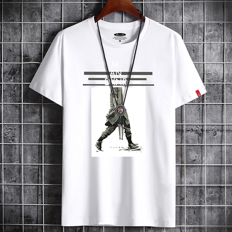 T-shirt à col rond pour homme, vêtement de Fitness, blanc, surdimensionné, Anime, 2022, S-6XL AI0001 – Image 7