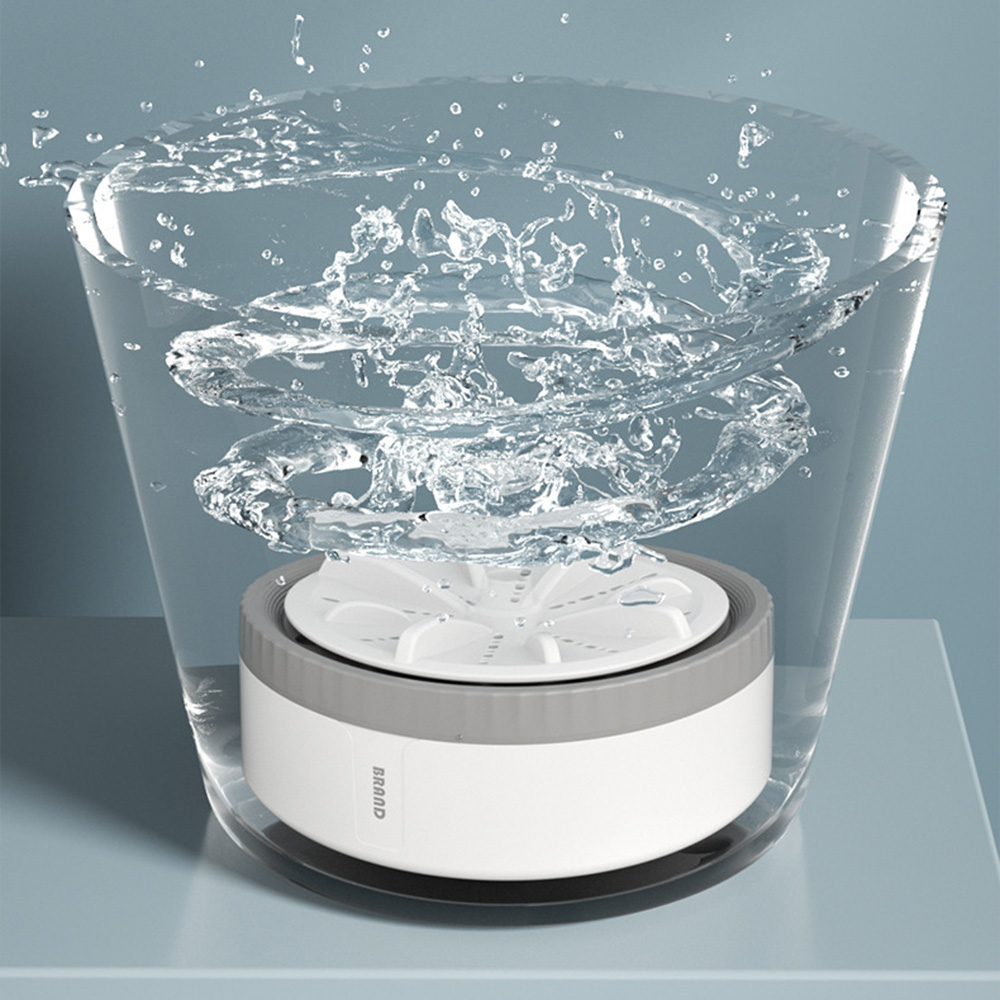 Mini Machine à Laver Portable à 3 Vitesses, Petite Turbine Rotative USB, Lave-illant à Chaussettes, Lave-Vaisselle à Fruits pour Vêtements de Bébé, Maison et Voyage AI0001 – Image 5