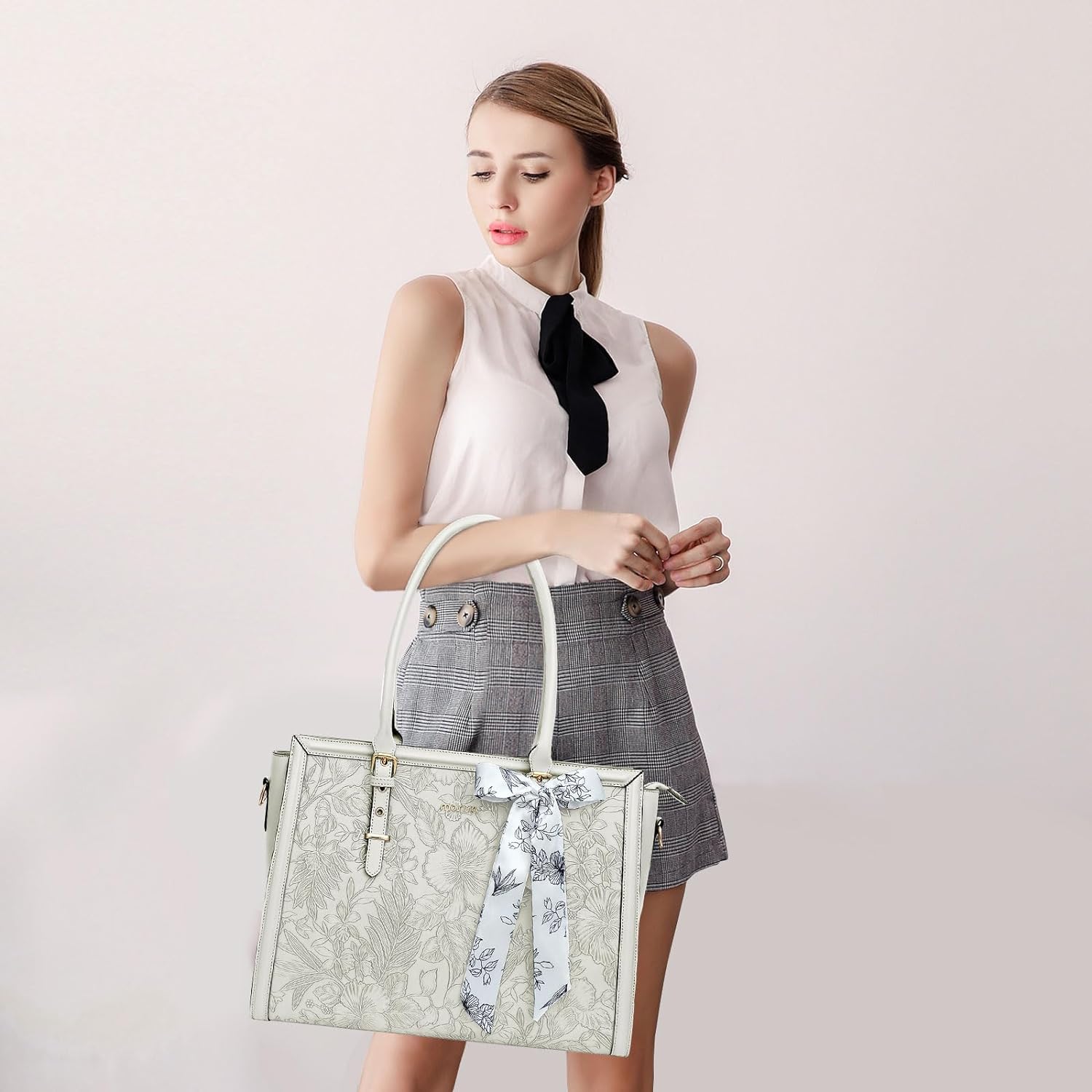 Sac fourre-tout pour ordinateur portable pour femme, sacoche pour MacPleAir Pro 15 15.6 16 17 17.3 pouces, Dallas M2 HP Lenovo Bali AI0001 – Image 2