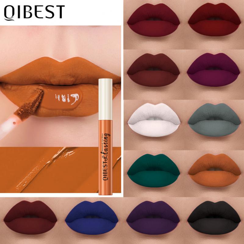 Rouge à lèvres velours 24 couleurs Jules Gloss, imperméable, ne se décolore pas, longue durée, rouge à lèvres anti-adhésif, maquillage pour femme, 1 pièce, 3 pièces, 5 pièces, 256 couleurs AI0001 – Image 5