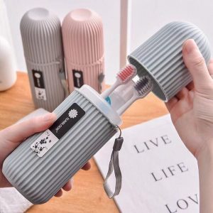Porte-brosse à dents portable, étui à dentifrice, poulet, voyage, camping, extérieur, hôtel AI0001