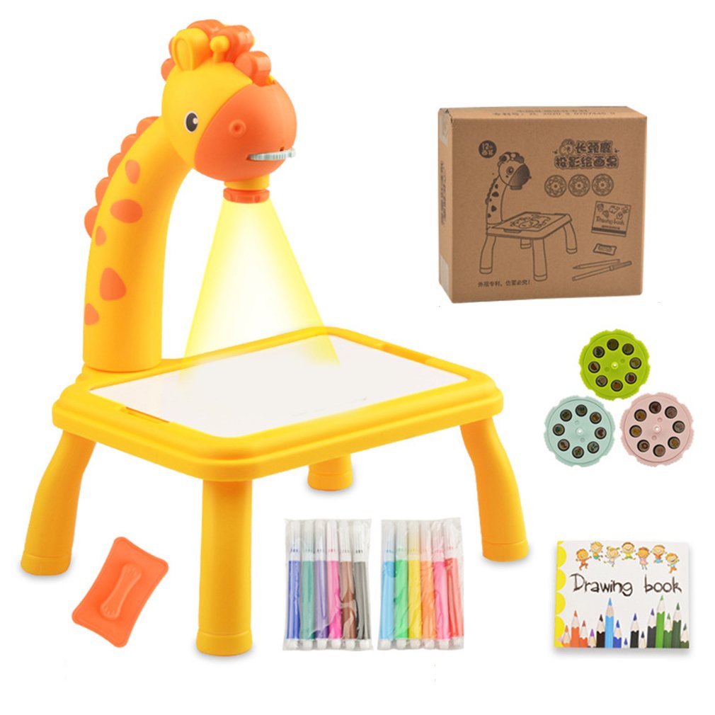 Projecteur LED pour enfants, planche à dessin d'art, jouets de table, tableau de peinture pour enfants, bureau, arts, artisanat, apprentissage, outils de peinture, jouets AI0001 – Image 6