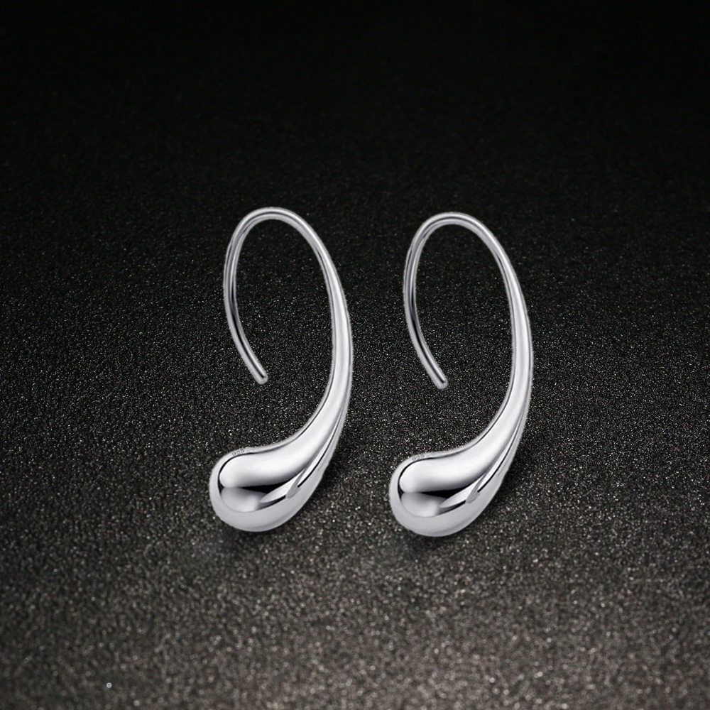 Ensembles de bijoux en alliage pour femmes, boucles d'oreilles goutte d'eau, matiques, colliers de la présidence, bracelets, décoration goutte d'eau classique, mode, 5 pièces par lot AI0001 – Image 3